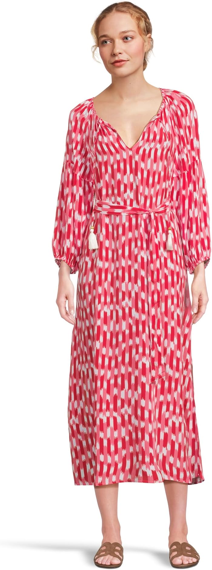 Женское платье-миди Tommy Bahama Ikat Stripe