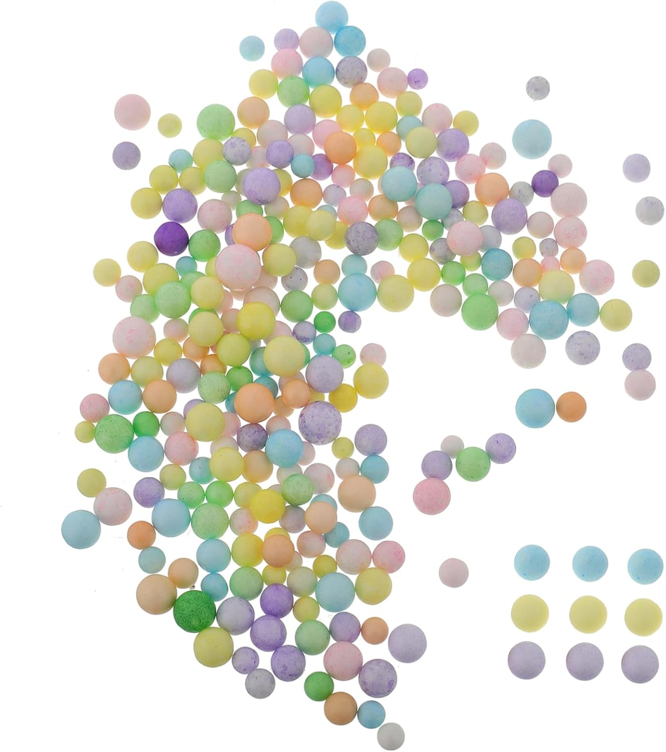 Colorful Mini Foam Balls Bean Bag Stuffing 100g for Holiday Decorations