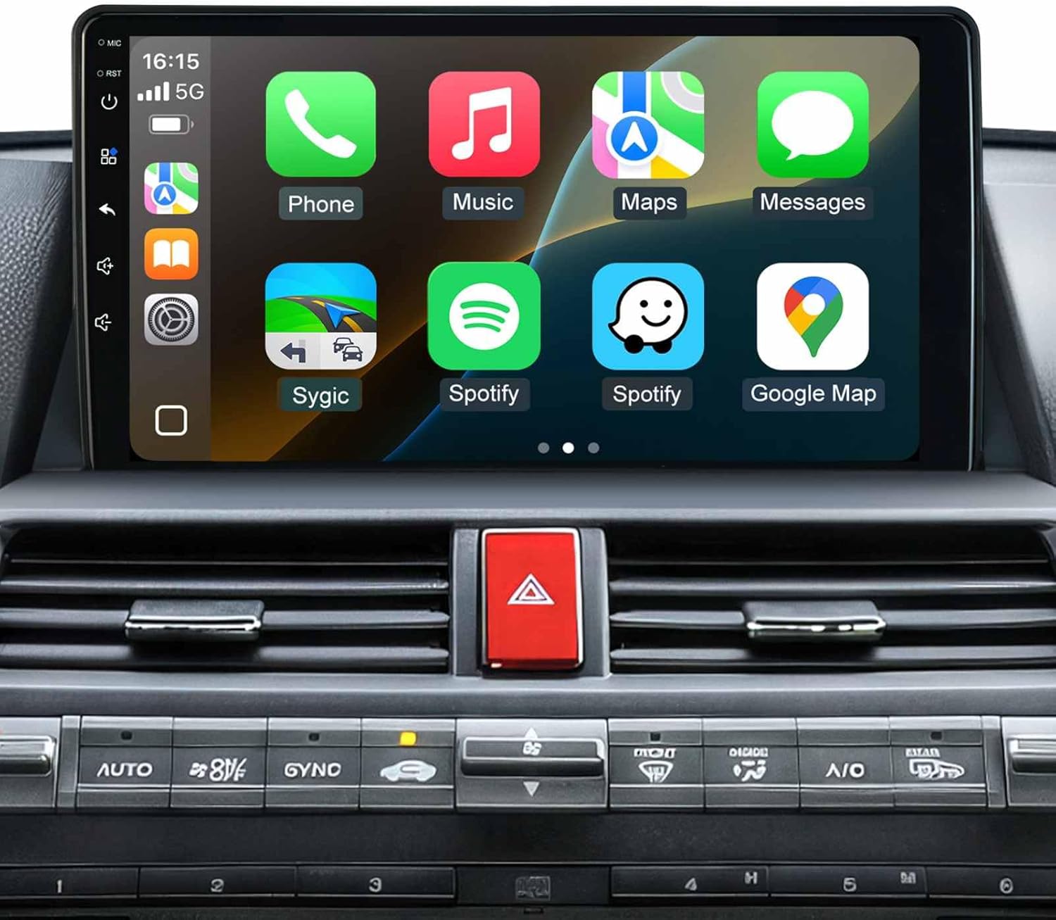 10.2 Inch Car Radio Stereo for Honda Accord 8th 2008-2013 Upgrade 2G+64G IPS HD Touch Screen Wireless CarPlay Android Auto/GPS/SWC/Bluetooth/HD Backup Camera