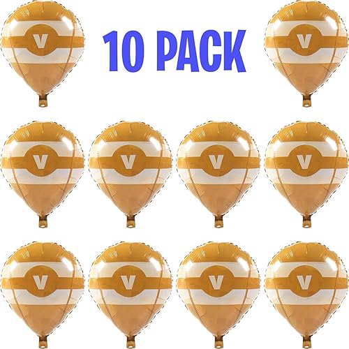 Miniatura 4 de Globos amarillos grandes para caja de botín (paquete de 10)  Suministros de fiesta de cumpleaños para jugadores  Va con mercancía, jarras para