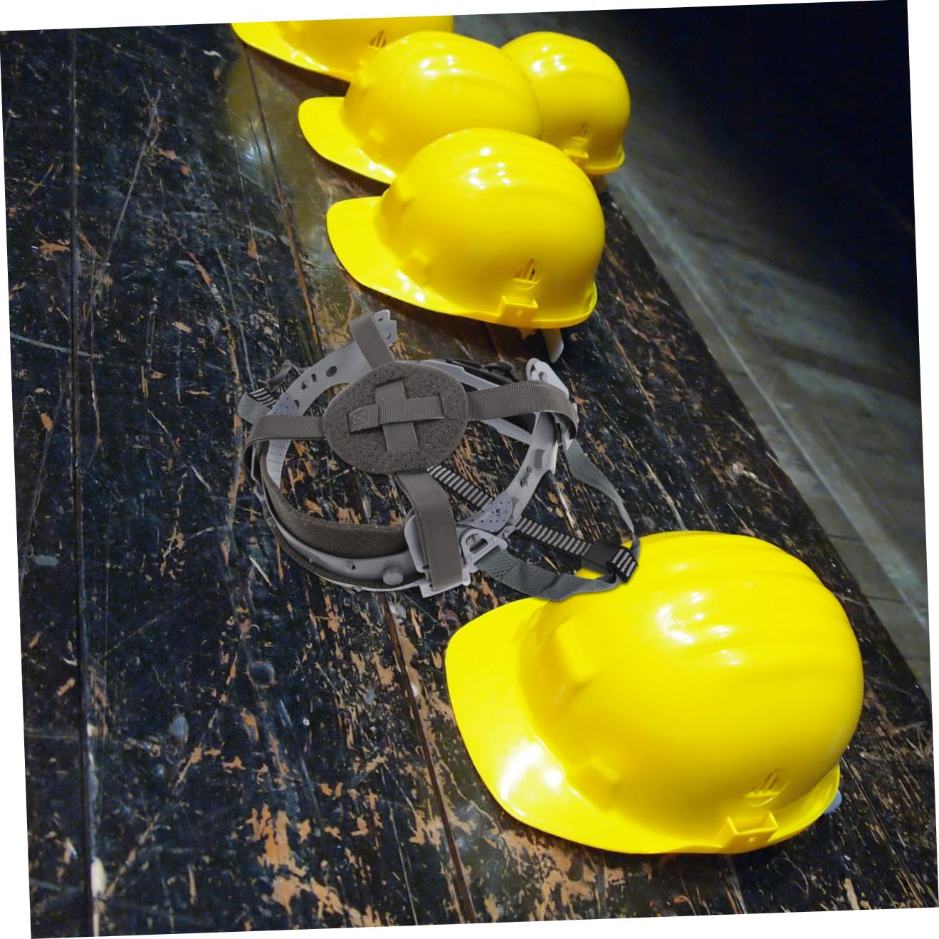 SHINEOFI Revestimiento de Suspensión Casco de Seguridad Ajustable Accesorio Transpirable Compatible con Estándar de Construcción