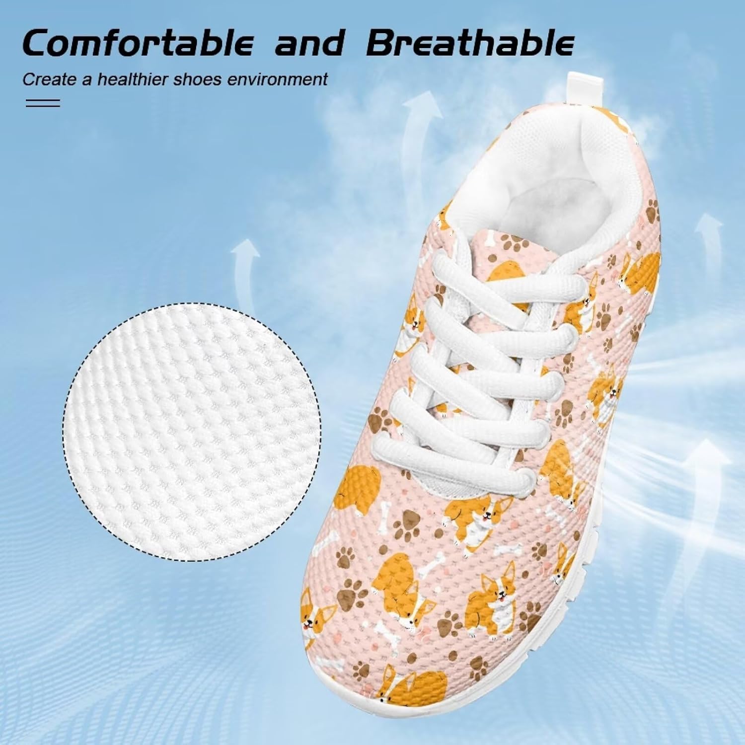 Kids Sneakers Boys Girls Walking Running Shoes Athletic Sports