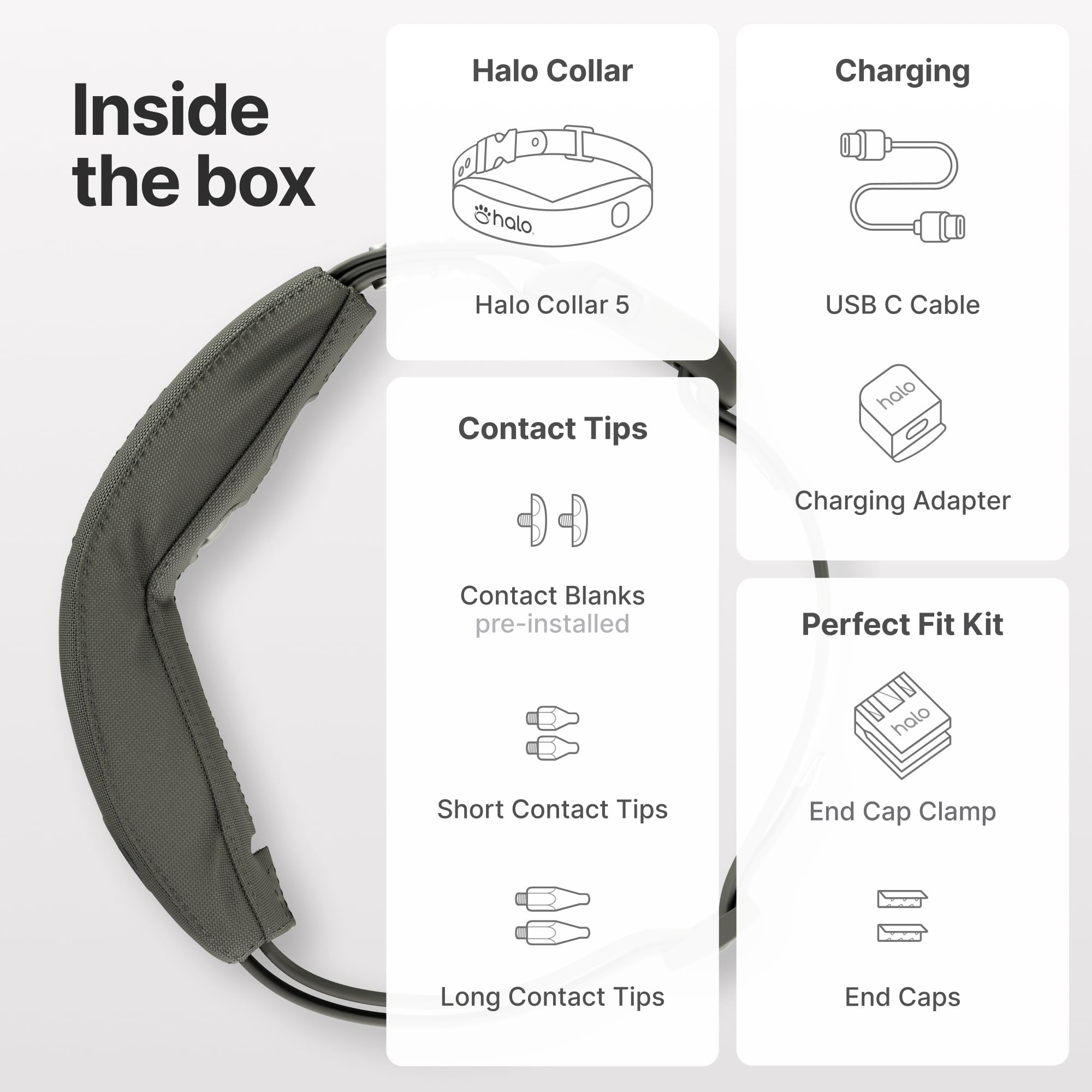 Halo Collar 5 Wireless Dog Fence & GPS Dog Collar, Keep Your Dog Safely Contained Outdoors with App-Controlled Boundaries and Real-Time Tracking, One Size, Midnight - image 7