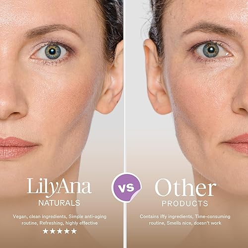 Miniatura 6 de LilyAna Naturals Crema de ojos con cafeína con péptidos para ojeras, hinchazón, líneas finas y arrugas, 1.0 oz