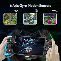 Vista 7 de Interruptor LED Joycon compatible con ajuste telescópico, interruptor mejoradointerruptor OLED Joycon controlador para modo portátil, controlador