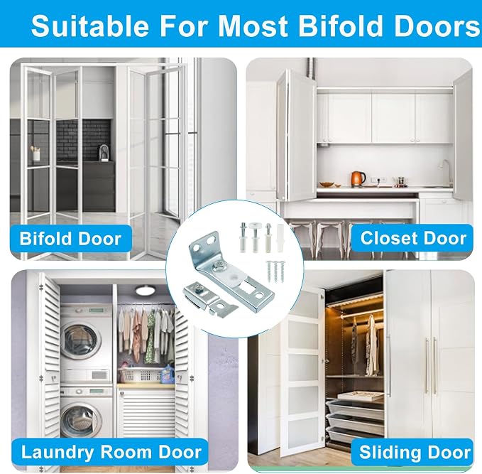 6 Rodillos Superiores para Puertas Dobles Plegables miniatura 5