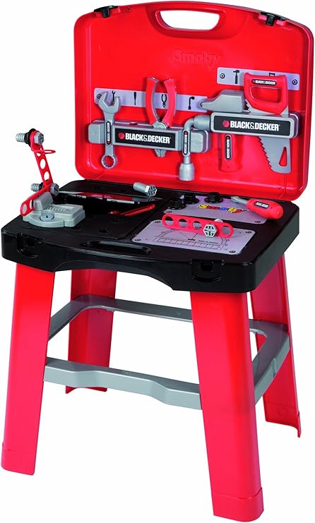 Smoby - 500240 - Jeu d'imitation - Outil et ??tabli - Black et Decker Ready2Go : Amazon.fr: Jeux 