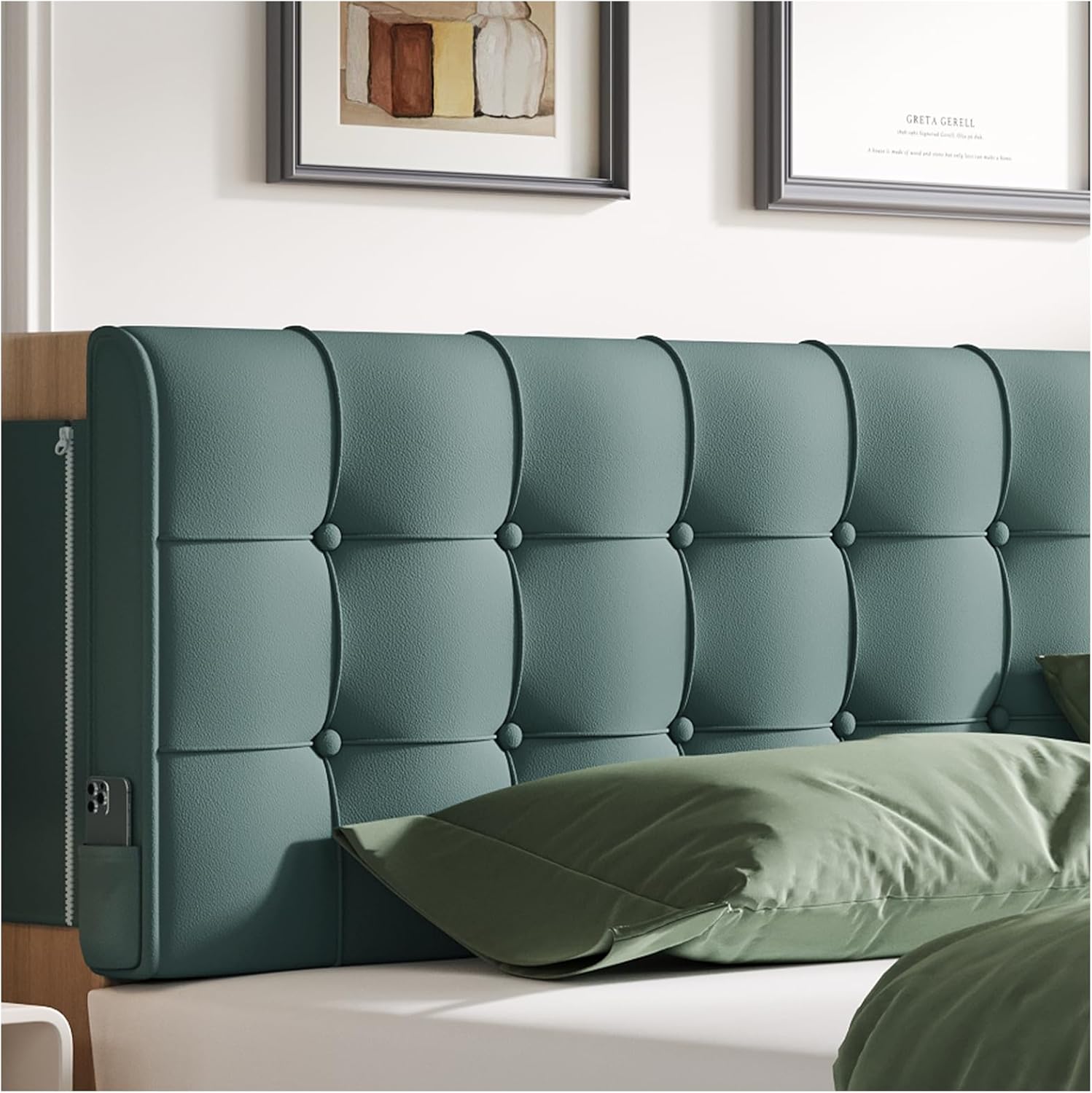 Twin Headboard, Tool-Free 60s Installation... Twin Headboard, Tool-Free 60s Installation...