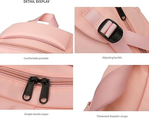 Miniatura 5 de Linda mochila universitaria para la escuela, mochila estética para adolescentes, niñas, estudiantes, bolsa para laptop, bolsas de libros de gran