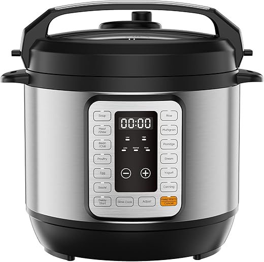 NEWBULIG AH-YLG6JBD-8SR 8QT 16-in-1 Electric Pressure Cooker
