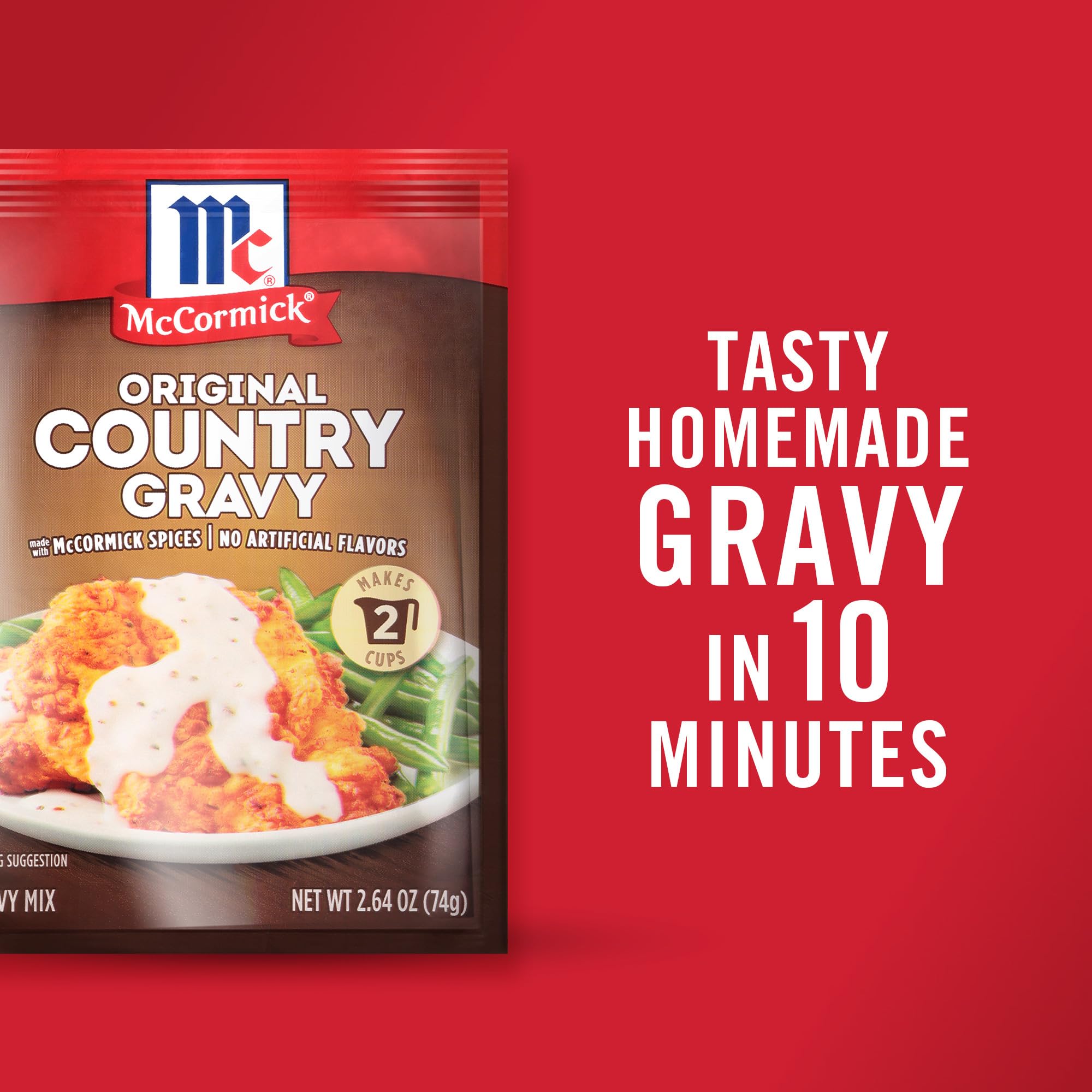 McCormick Original Country Gravy Mix 2.64 oz product thumbnail 6