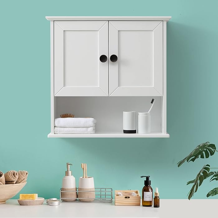 Buy VANIRROR Bathroom Wall Wooden Medicine Buffering