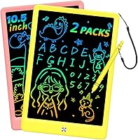Vista 24 de Tableta de escritura LCD con tablero de garabatos, almohadilla de dibujo colorida, tableta de dibujo electrónica, almohadillas para orejas