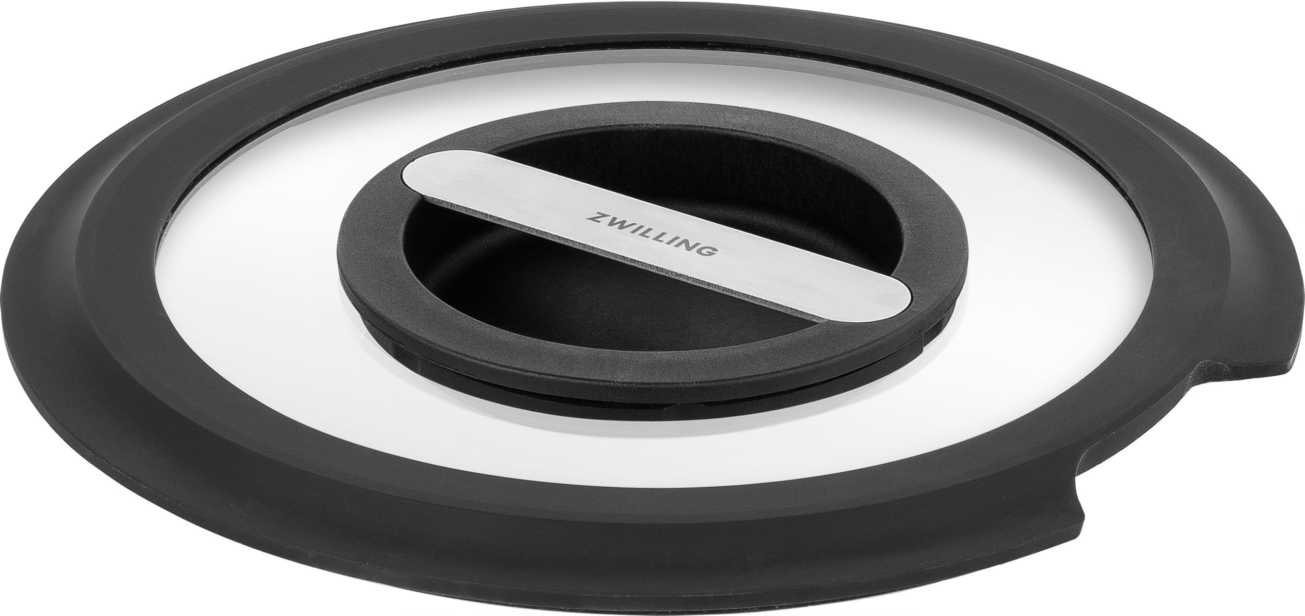 ZWILLING Unlock Batterie de cuisine 5 pièces (casserole 20 + 16 cm, poignée, 2 couvercles en verre), empilable, poignée amovible, acier inoxydable 18/10, pour tous les types de feux, y compris