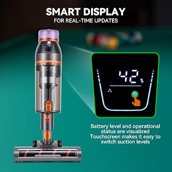 Newhai Billiard Table Cloth Cleaner, 26kpa Pool Table Cloth Vacuum Cleaner, Lithium Cordless Billiard Cloth Cleaning Machine 250W for Billiard Halls