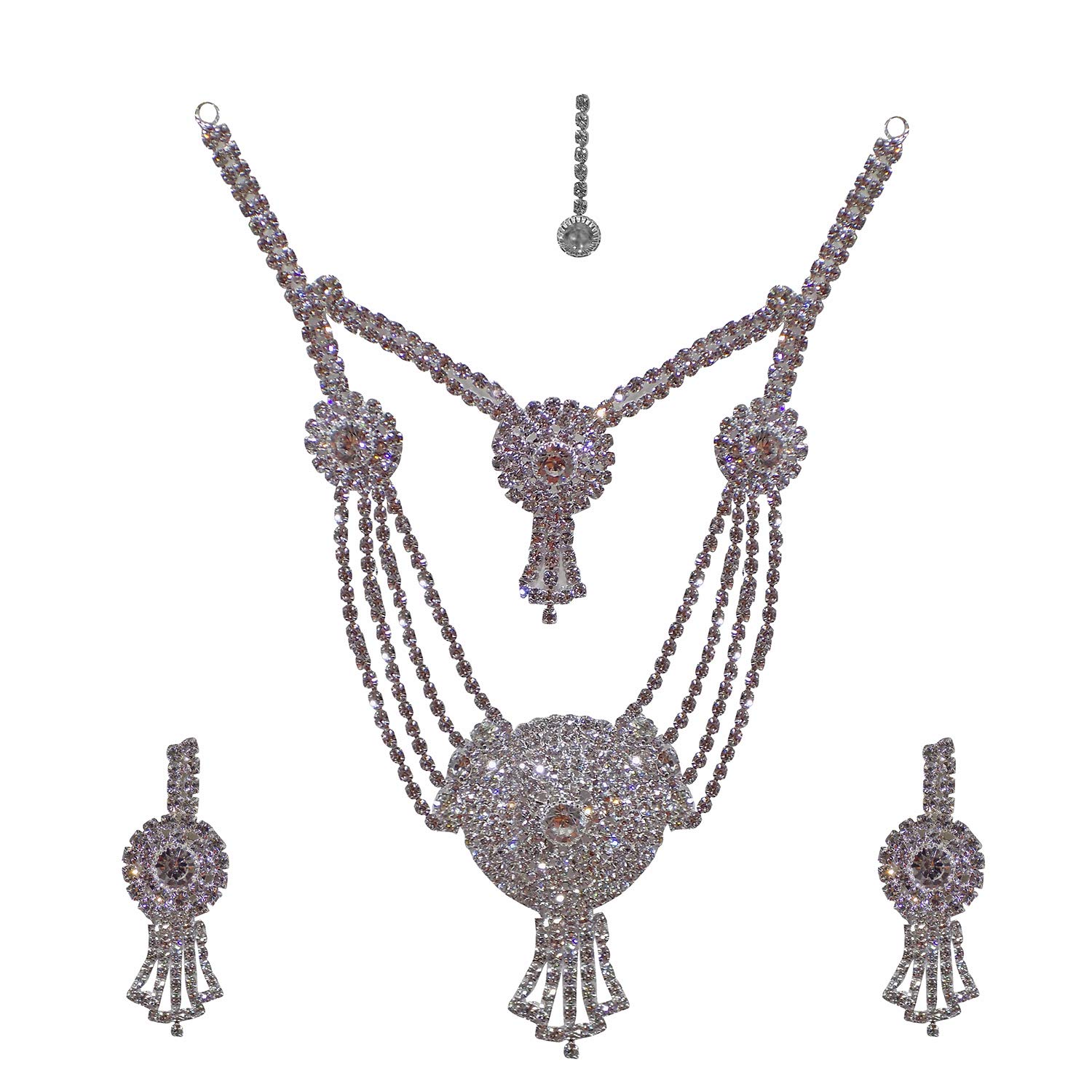 Buy Diamond Necklace for Girls Fashion 