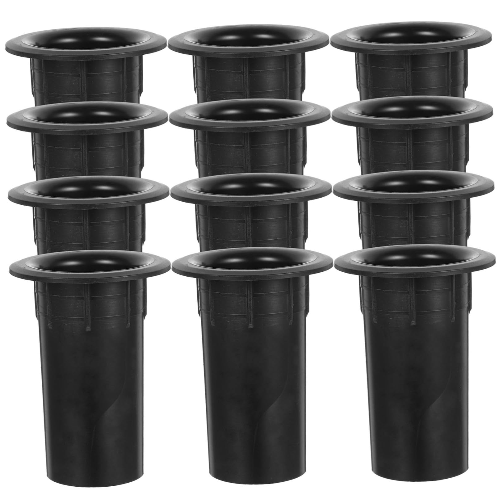 SEWACC 12Pcs Plastic Replacement Reflex Tube for Speaker Port Easy to Install Woofer Accessory Durable Speaker Pilot for Enhanced Low Frequency Output