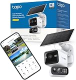 Tapo 2K+2K Camera Exterieur sans Fil Solaire Double Objectif,C645D KIT - 1