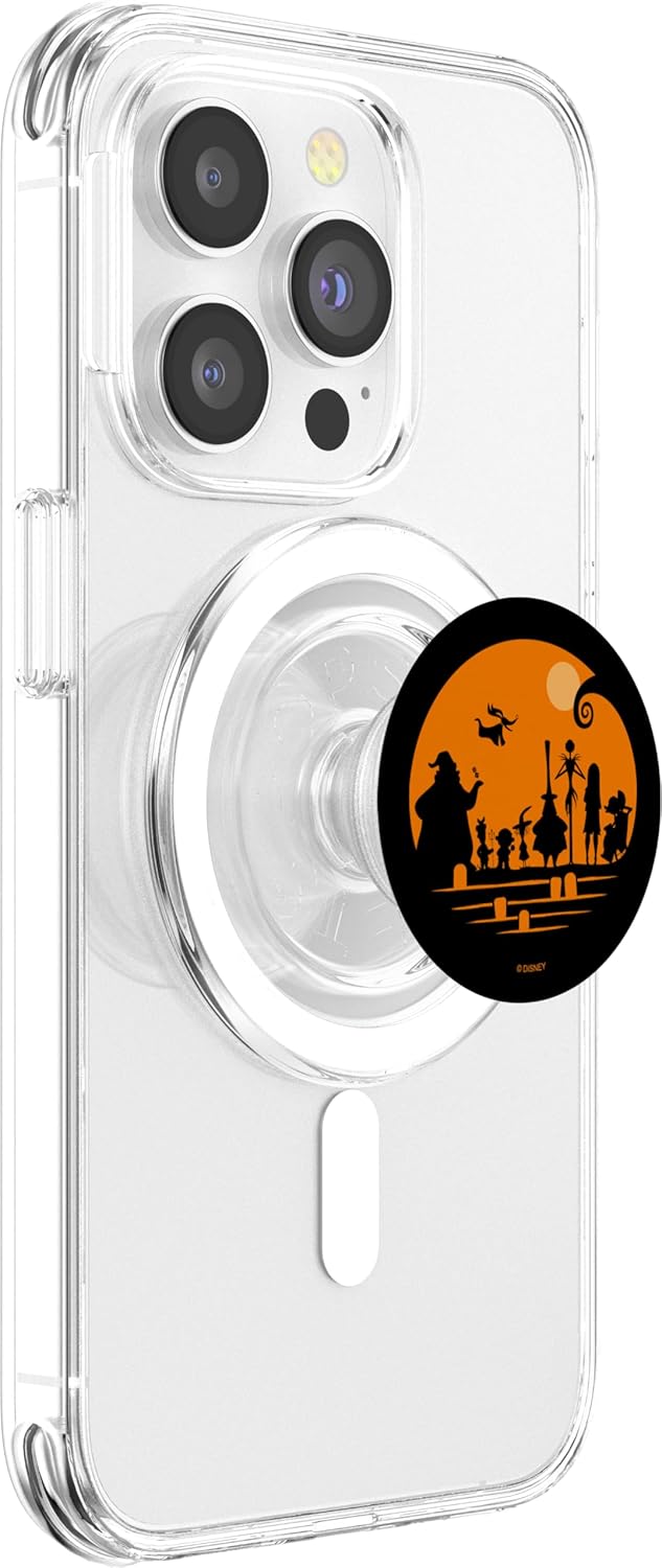 Disney The Nightmare Before Christmas Halloween Silhouette PopSockets MagSafe PopGrip for iPhone