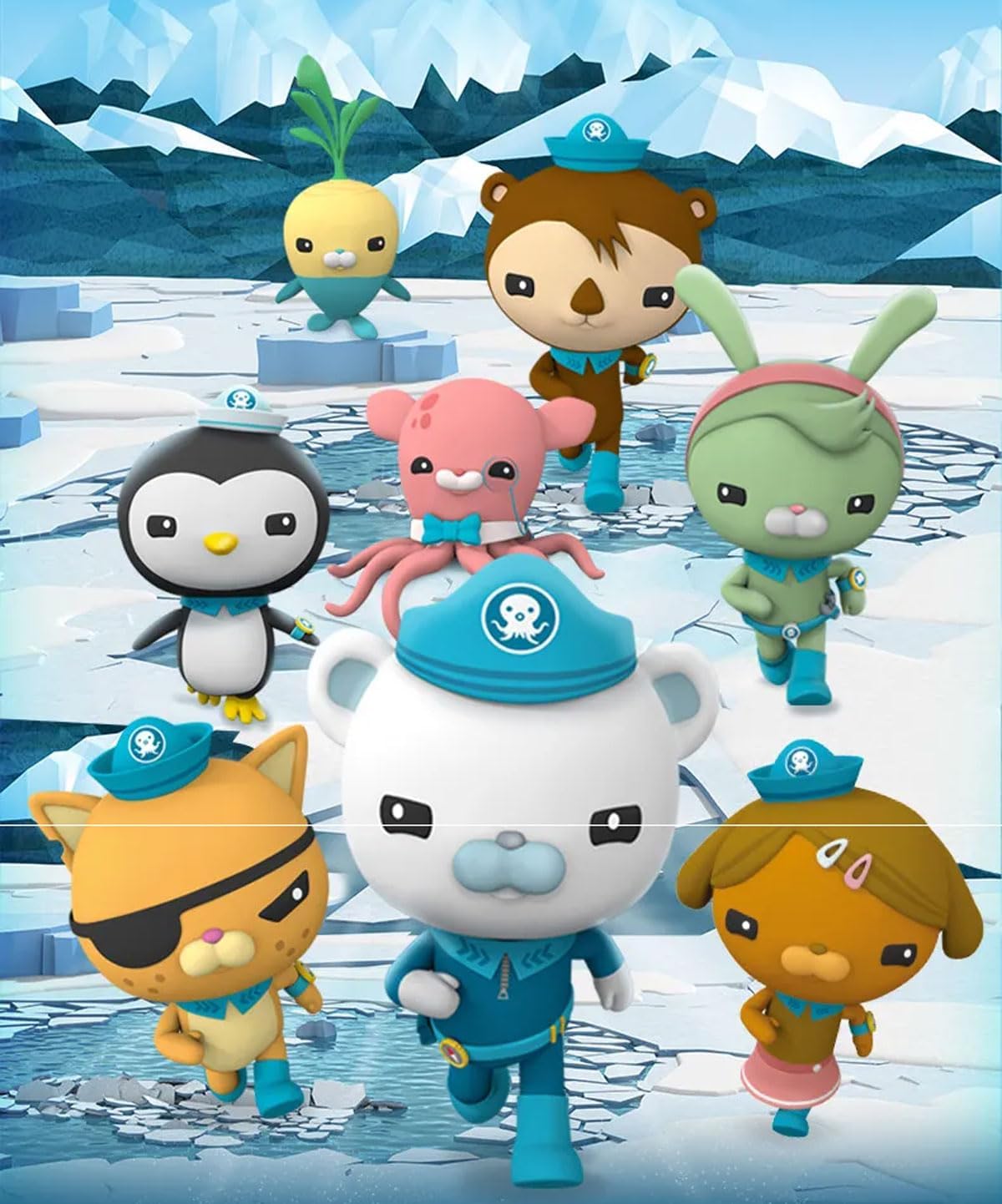 Pirate Ship Set Barnacles Kwazii Cartoon Action Figures Toy Kids