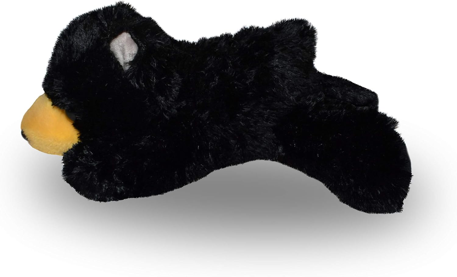 Wild Republic Black Bear Plush, Stuffed Animal, Plush Toy, Gifts for Kids, Hug’Ems 7" , Bear Black