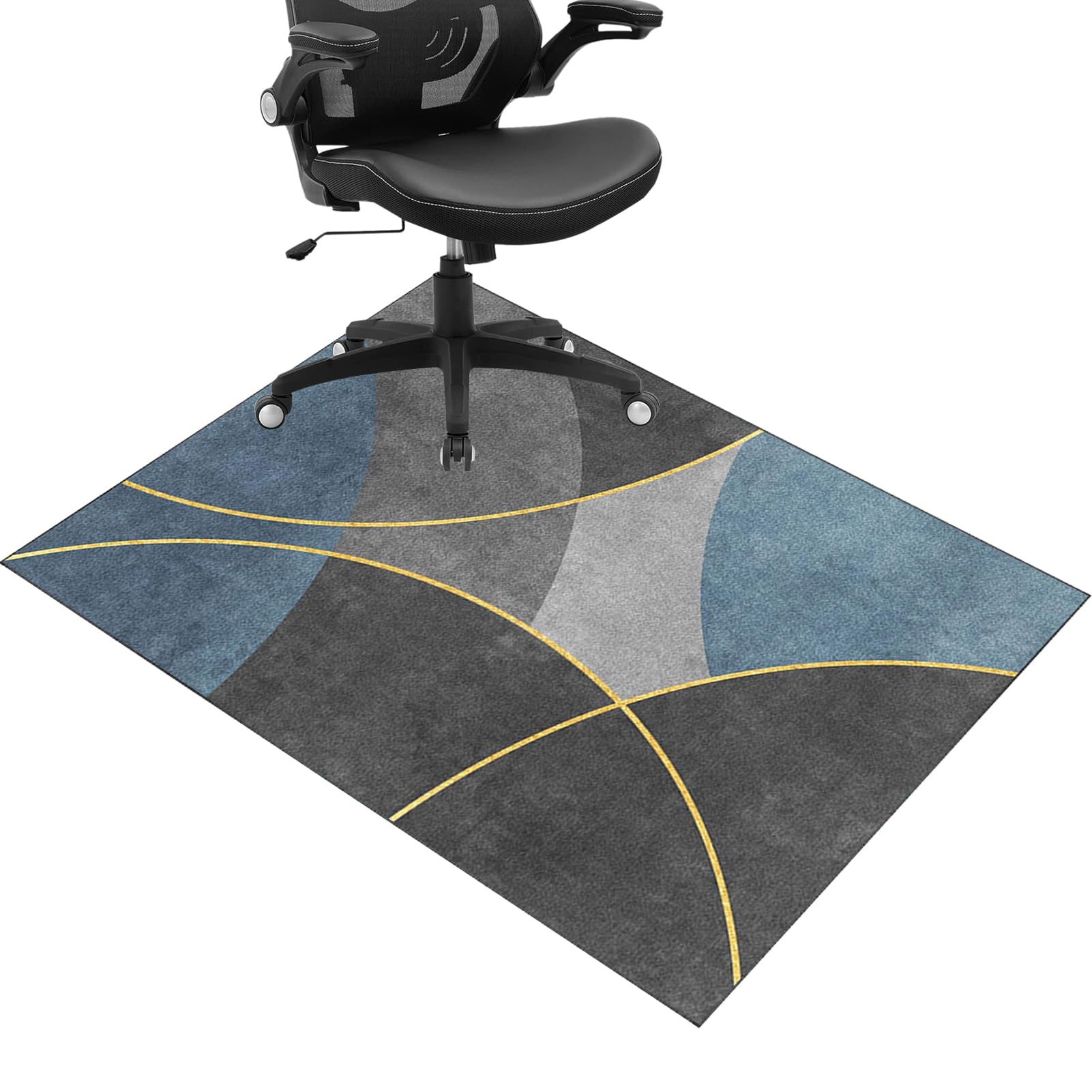 JaevKwzy Office Chair Mats for Hardwood Floors Gaming Chair Mat for Office Carpet Chair Mats Non Slip Floor Protector Mat for Chairs Desk Chairmats Office Floor Protector mat 130 x 150 cm