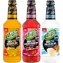 Zing Zang Mango Margarita Mix + Strawberry Margarita-Daiquiri Mix + Pina Colada Mix Tropical 32 Fl. Oz. 3-Pack