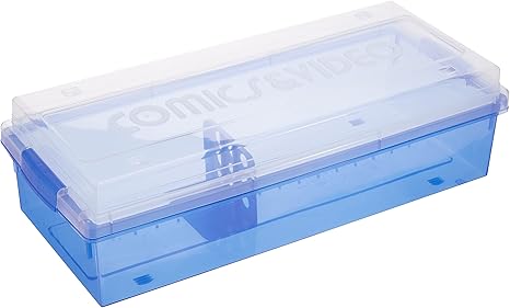 Amazon Co Jp ライクイット Like It 収納ケースコミック ビデオ ケース幅51x奥21x高14cmブルー日本製 ホーム キッチン