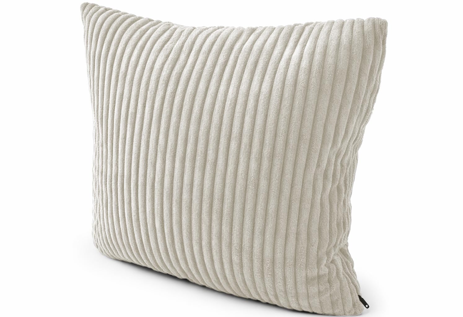 POKAR Decorative Cushion 40 x 40 cm for Pallets | Removable and Washable Soft Corduroy Cover | Cushion for Sofa and Garden Furniture | Indoor and Outdoor Oeko-Tex | Ivory-image-19