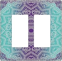 Vista 64 de Interruptor de Luz Cove Silla de Playa Paisaje Marino Océano Azul Placa de Pared de 3 Posiciones Placa de Interruptor de Luz Triple Palanca Costera