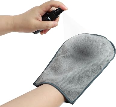 Premium CD Cleaner Cloth Kit - Compact Disc CD-DVD Cleaning Fluid and Microfiber Towel Anti-Static Glove Set