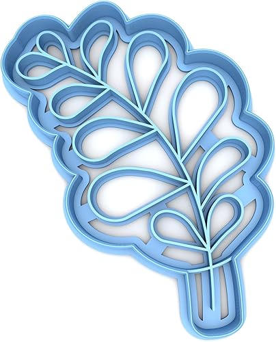 Sweet Prints Inc Rounded Leaf Cookie Cutter - Dishwasher Safe