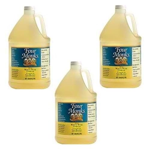 Cuatro Monjes bg13069cuatro Monjes Vino Blanco Vinegr4x 128oz