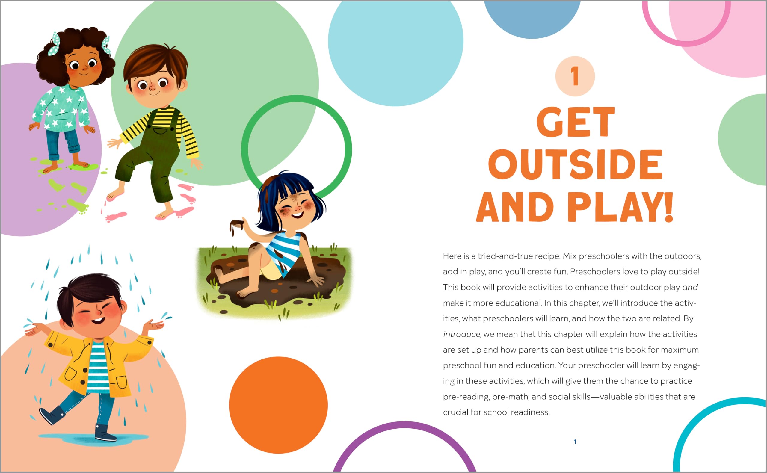 Outdoor Fun Preschool Activity Book: 80 Skill-Building Activities for Outside Play