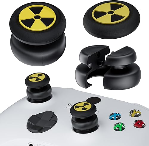 Miniatura 8 de PlayRealm Extensor de palo de pulgar y cubierta de agarre de silicona 2 juegos para Xbox Series XS y Xbox One SX Controller azul turbo