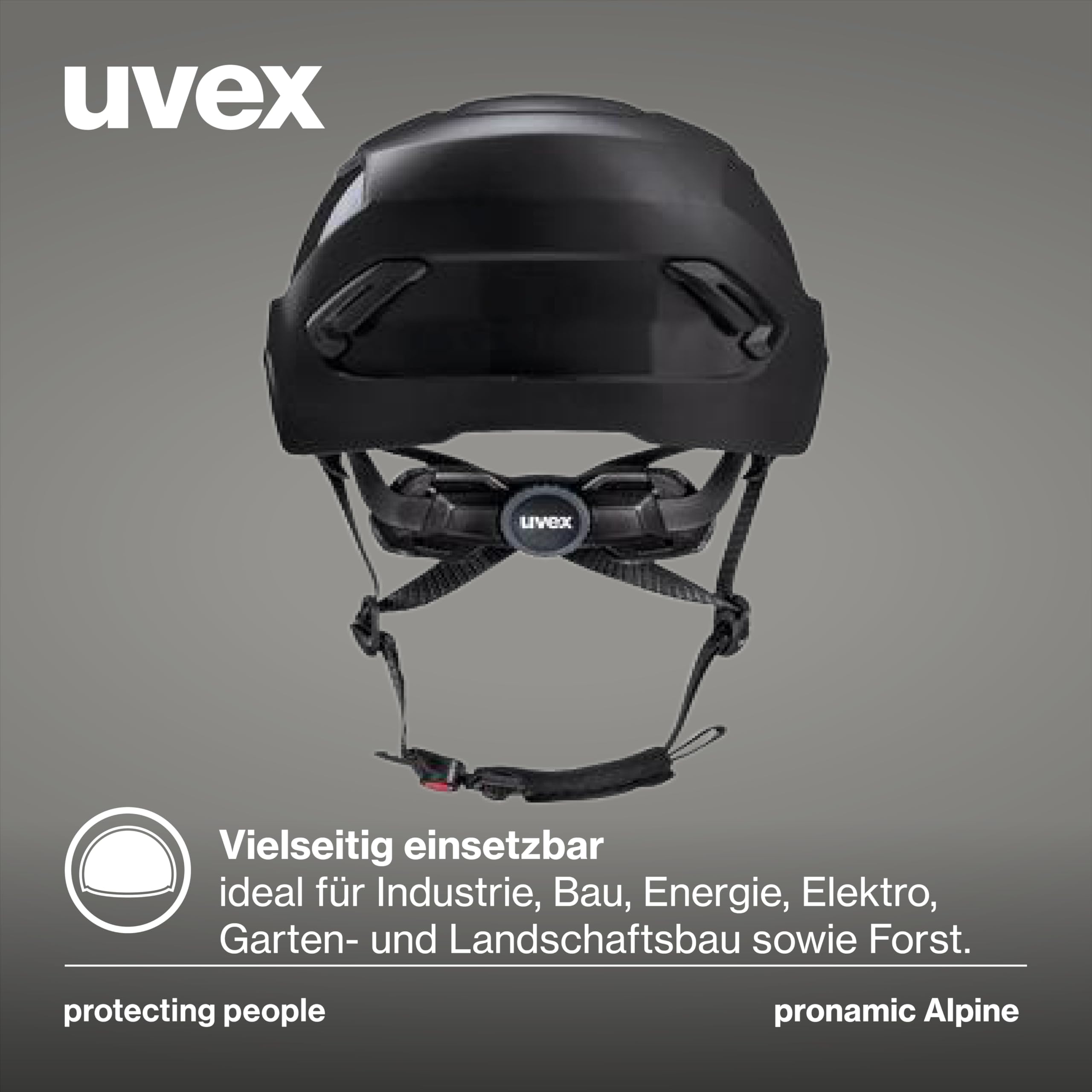 uvex pronamic Alpine - kask ochronny - kask budowlany - kask wspinaczkowy - EN 12492, EN 397 - dla kobiet/mężczyzn