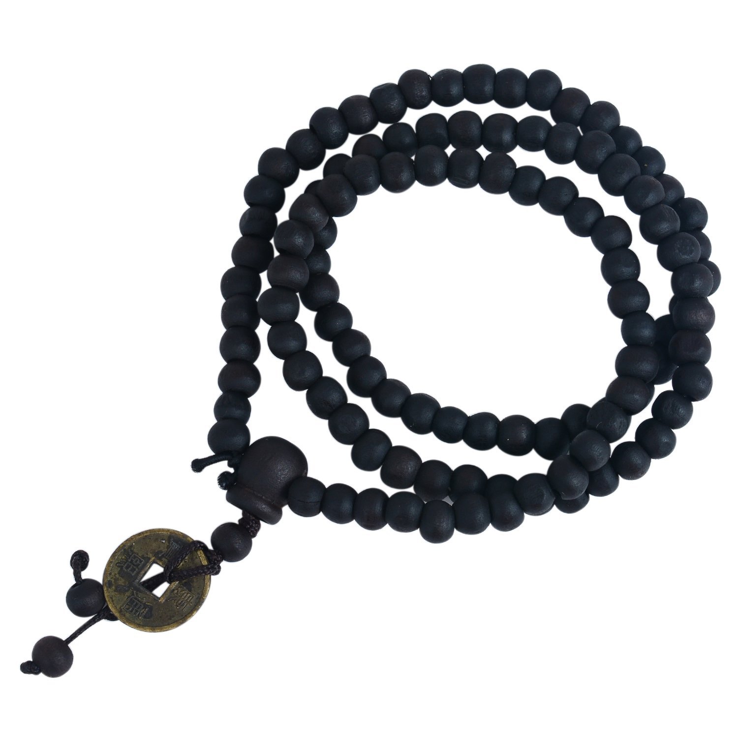 MJ Ragav Stylish Fashion Wooden Beads Wrist Band & Necklace for Men,Women,Boys,Kids(Brown)-picture-10