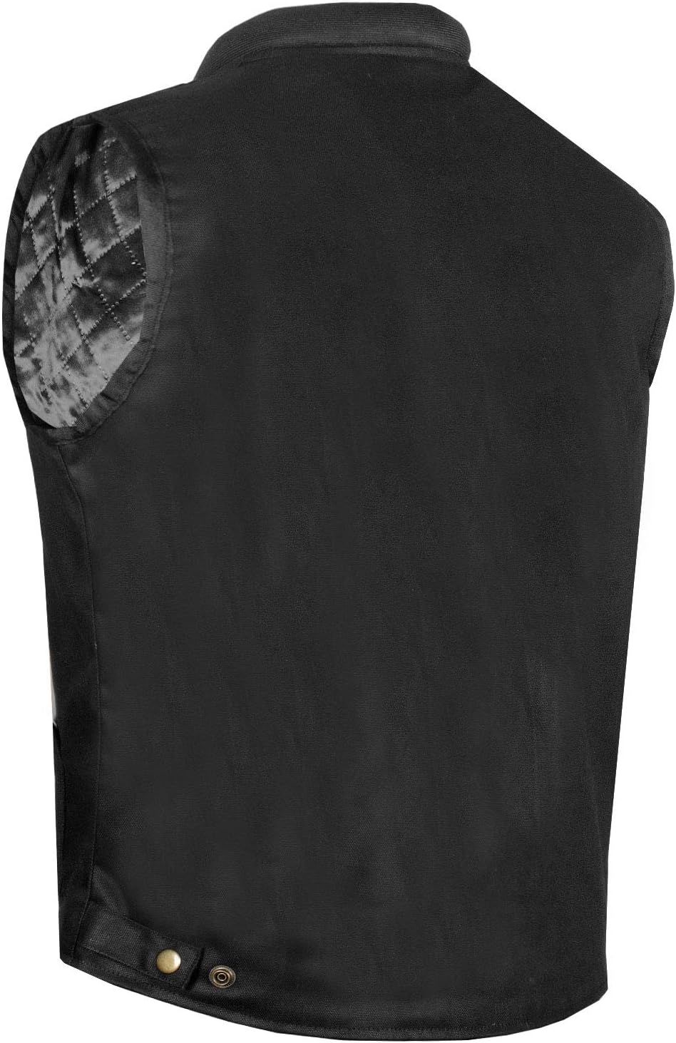 Men's Dual Holsters Rugged Vest | Concealed Carry Inside Pockets | For Hunting Fishing Motorcycle and Outdoors Black L : Clothing, Shoes & Jewelry