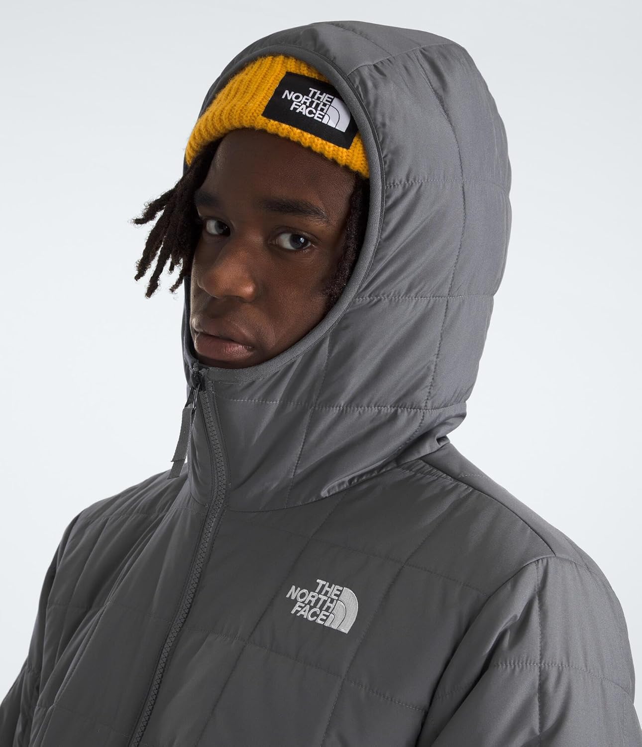 THE NORTH FACE Men's Junction Insulated Hoodie | Water Resistant With Heatseeker Insulation, 3-piece Hood & Zip Pockets - Image 5
