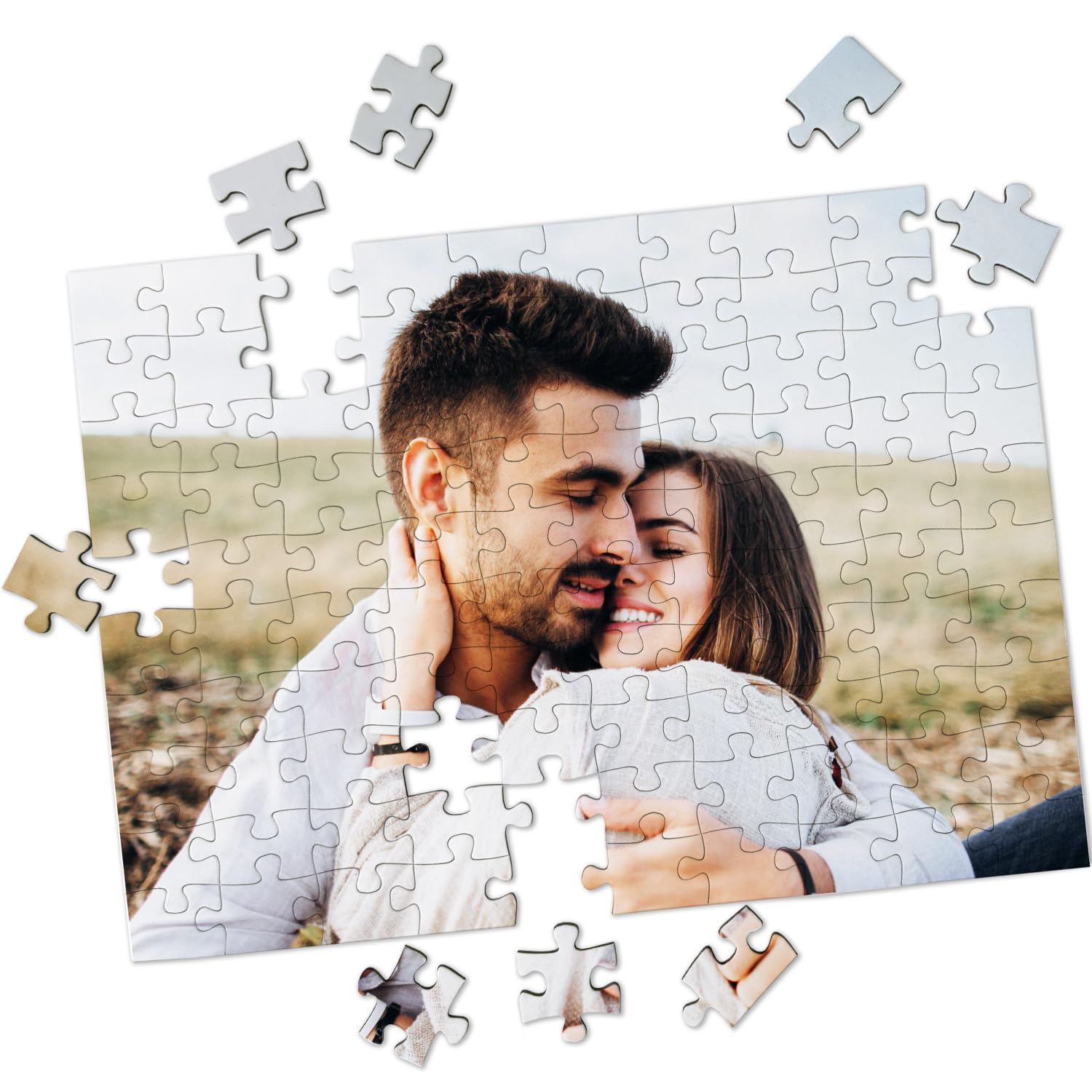 Puzzle Photo Personnalisé 120 à 1000 Pièces – Cadeau Unique Avec Ta Photo Et Texte, Impression HD