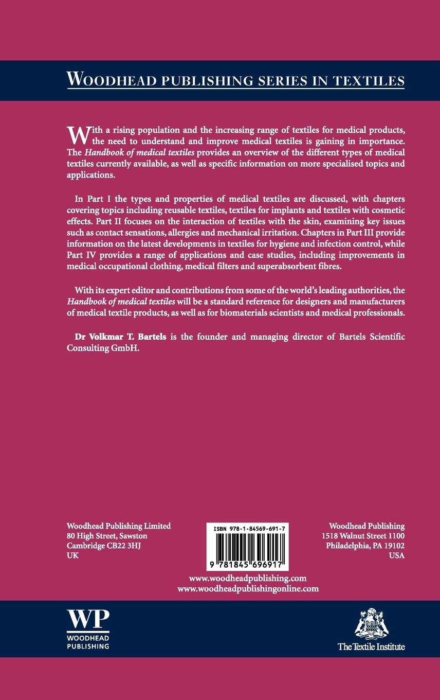 Handbook of Medical Textiles (Woodhead Publishing Series in Textiles)