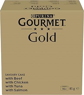 Gourmet Gold Refined Ragout Wet Cat Food, Variety Mix, Pack of 96 (96 x 85 g) product image
