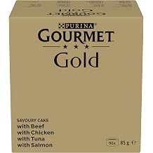 Gourmet Gold Refined Ragout Wet Cat Food Variety Mix Pack of 96 96 x 85 g