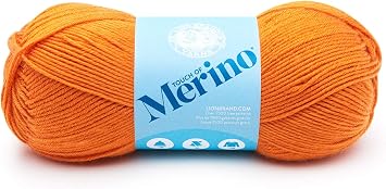 Lion Brand Yarn Touch of Merino Yarn, Amber Glow