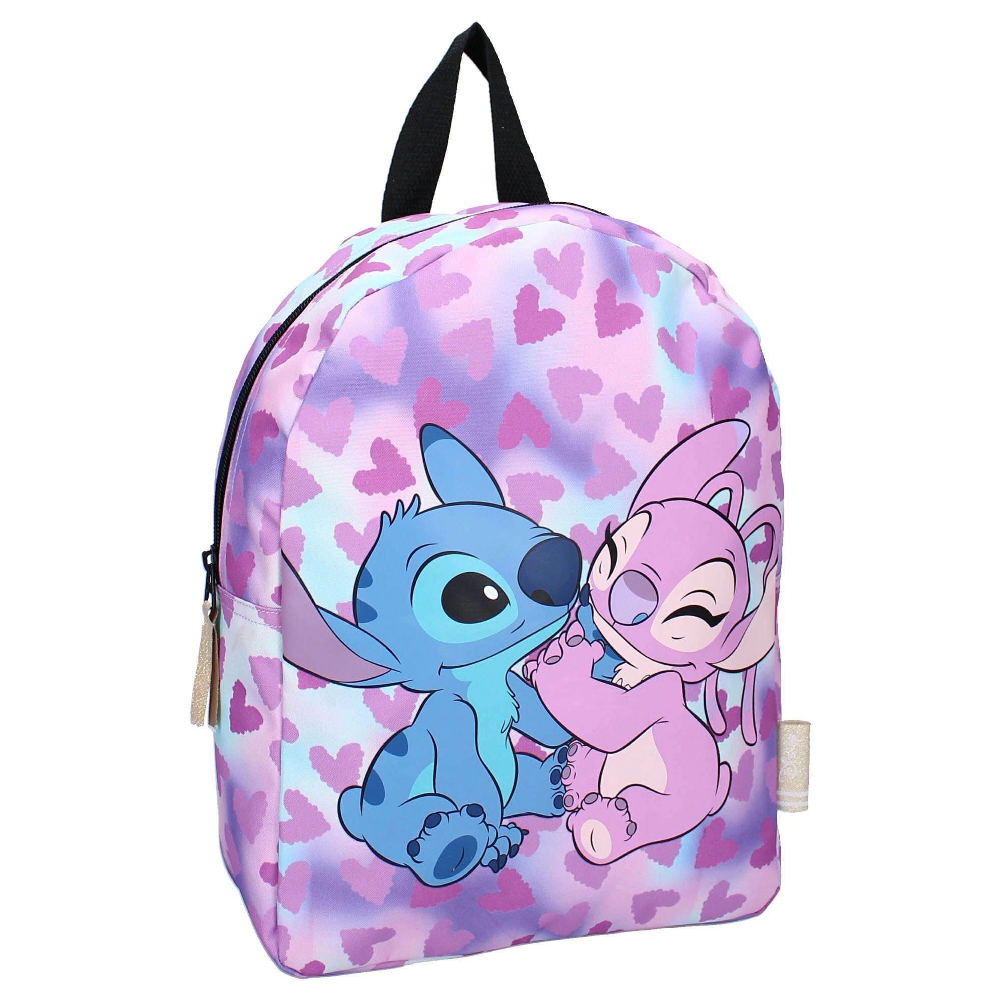 Vadobag Sac à dos STITCH et ANGEL Style Icons de Disney Lilo & Stitch - Sac à dos pour enfants | école maternelle - couleur violette - dimensions 31 x 23 x 9 cm, multicolore, taille unique