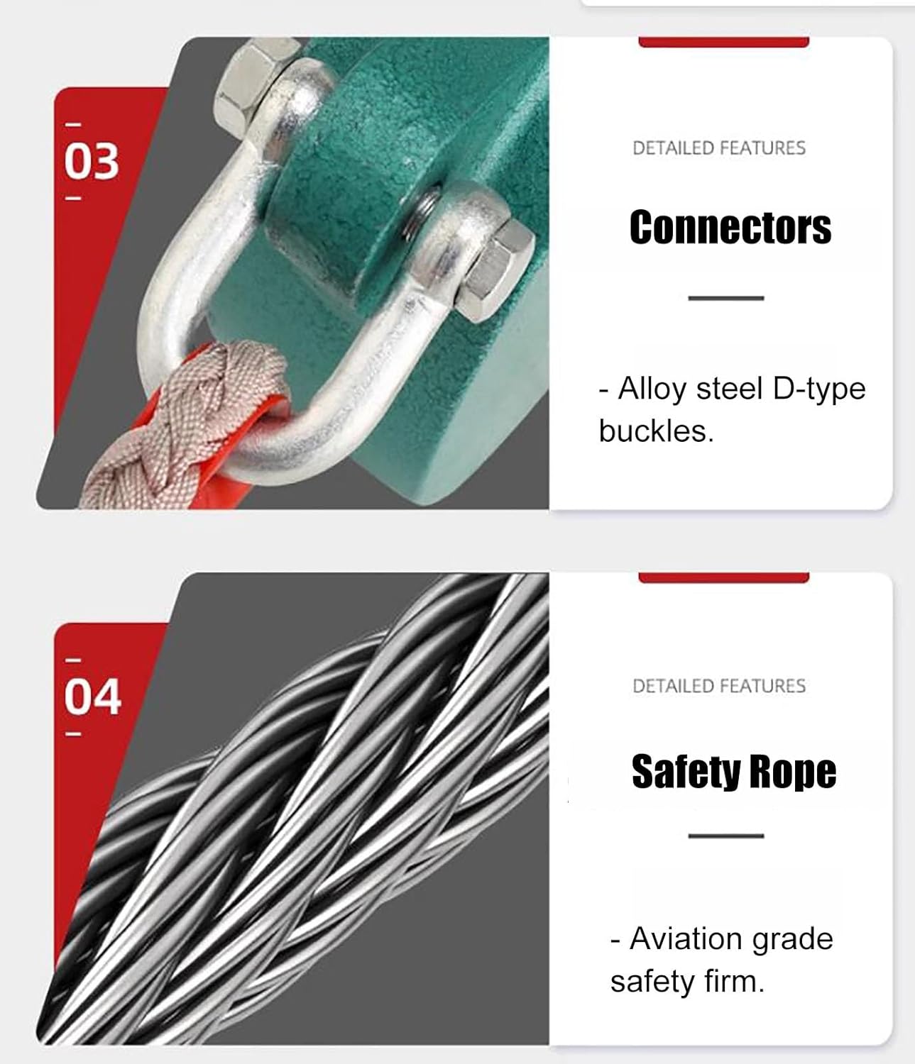 Heavy-Duty Confined Space Rescue Tripod 1200LBS/1800LBS/2600LBS, Portable Adjustable 7FT Legs for Firefighting, Sewer & Well Rescue, 66FT/20M Fall Protection System