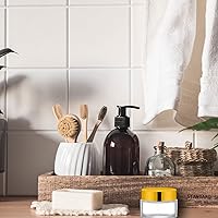 Vista 4 de Lil Ray Tarro redondo de vidrio transparente de 1 oz con revestimientos interiores y tapa dorada (12 piezas)