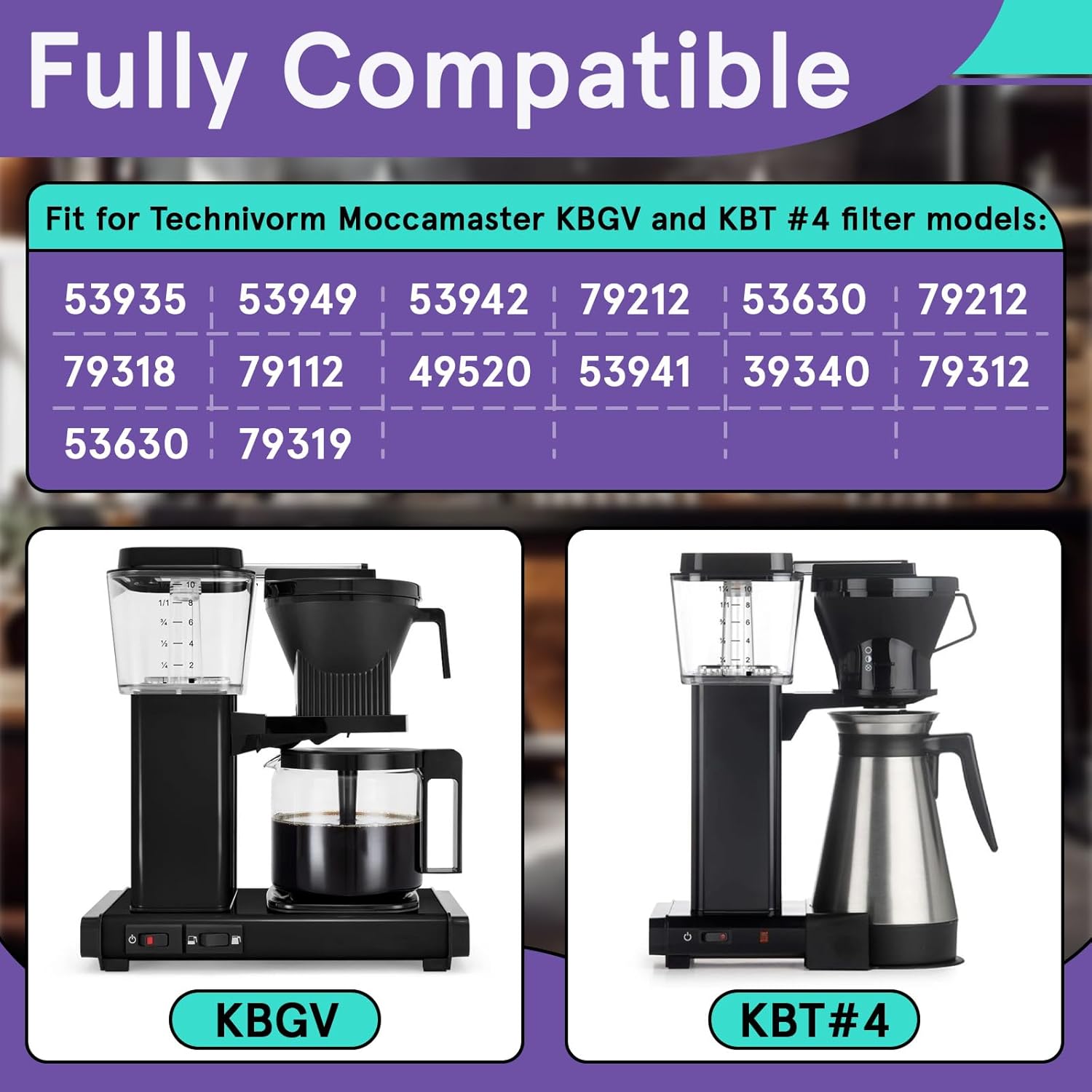 #4 Stainless Steel Coffee Filter Compatible with Technivorm Moccamaster KBGV, KBT, Upgraded Reusable Cone Coffee Filter, Sustainable Brewing and Durability, Maintain Coffee Quality - Image 7
