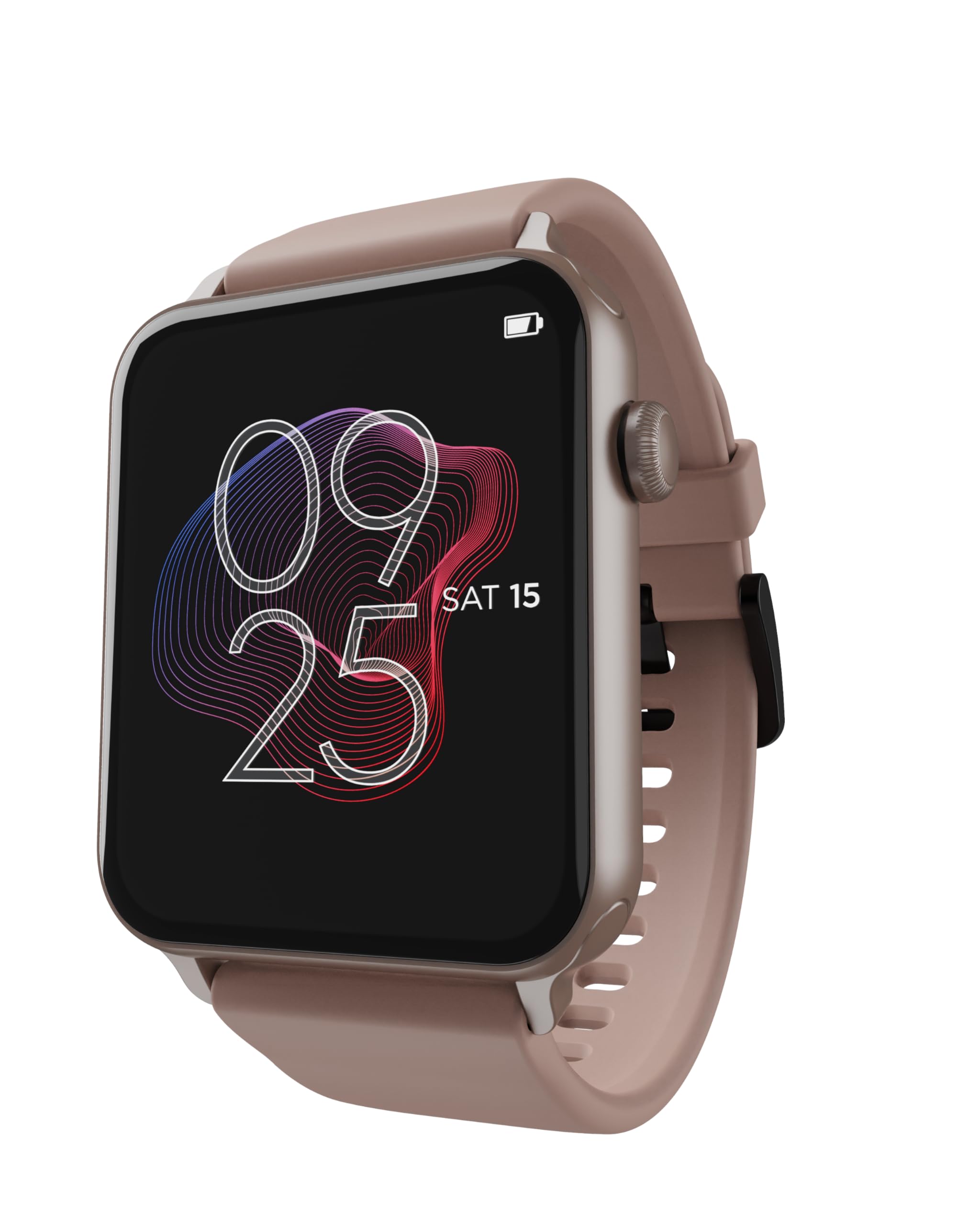 boAt Wave Lite Smartwatch w/ 1.69" (4.2 cm) HD Display, Heart Rate & SpO2 Level Monitor, Multiple Watch Faces, Activity Tracker, Multiple Sports Modes & IP68(Cherry Blossom)