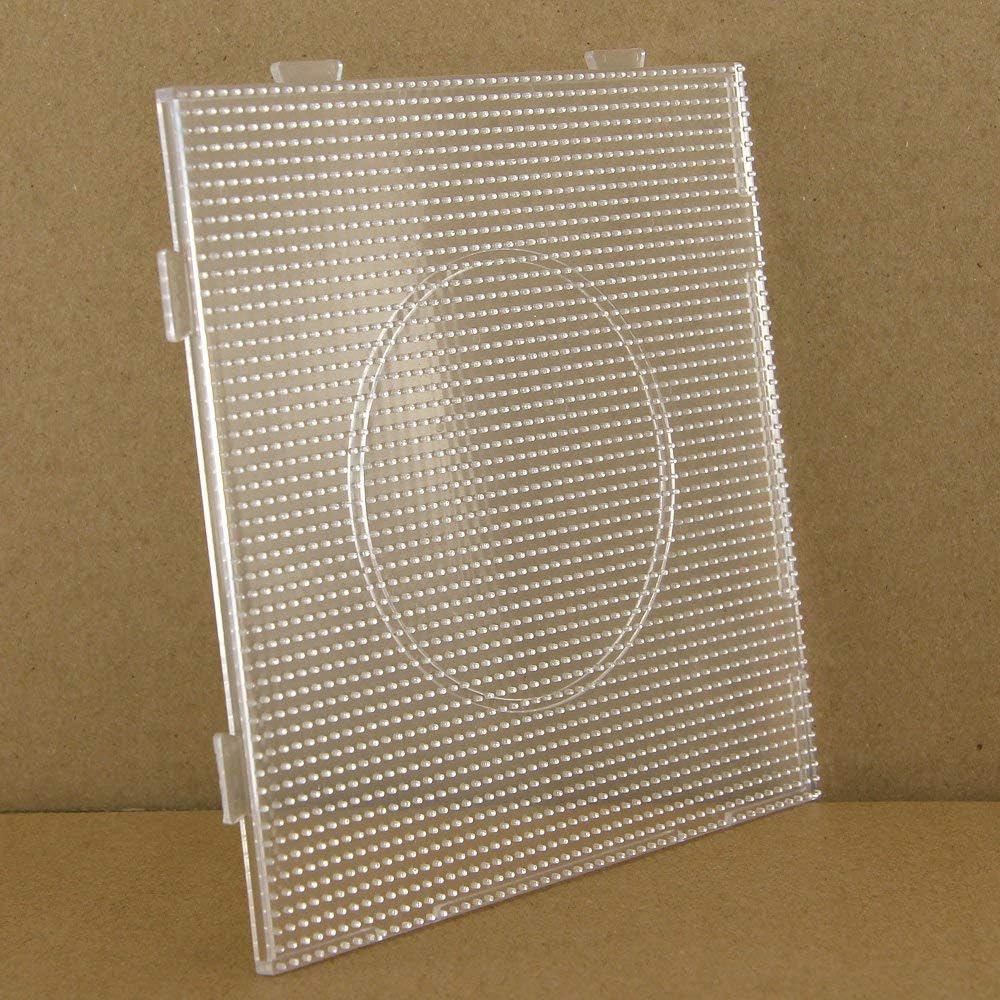 4pcs - 2.6mm Mini Fuse Beads Boards, Large Clear Pegboards Kits, with Gift 4 Lroning Paper (4) - Image 2